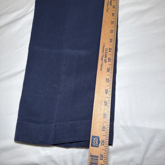 Tommy Bahama Pants Mens 34x32 Navy Blue Lyocell Linen Relaxed Chino Trousers EUC - Picture 9 of 11